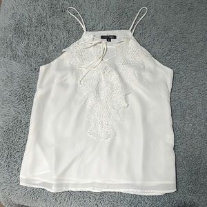 White lace camisole